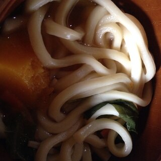 かぼちゃと小松菜のうどん